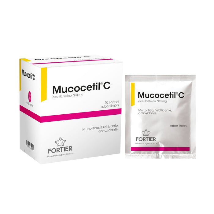 Mucocetil C Acetilcisteina 600Mg X Sobre