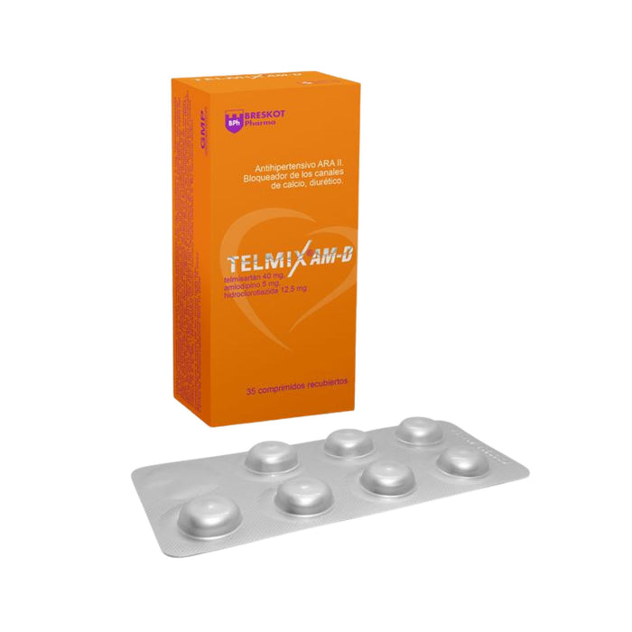 Telmix Am-D X Comprimido Recubierto