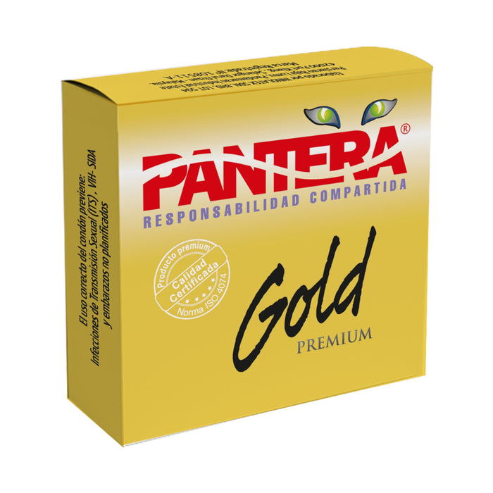 Preservativo Pantera Gold Premium X Unidad