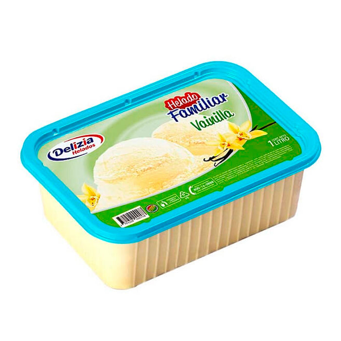 Delizia Helado Familiar Vainilla X 1 L