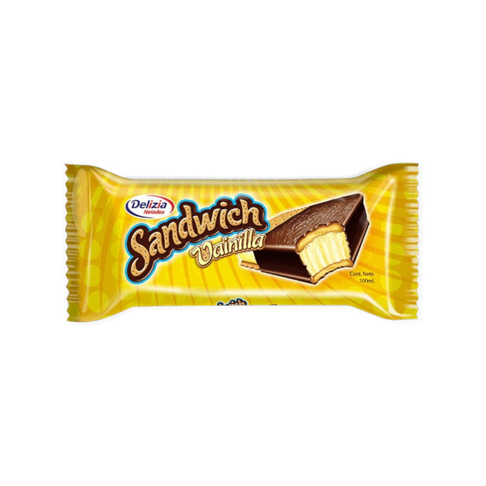 Delizia Sandwich Helado X 100Ml Vainilla