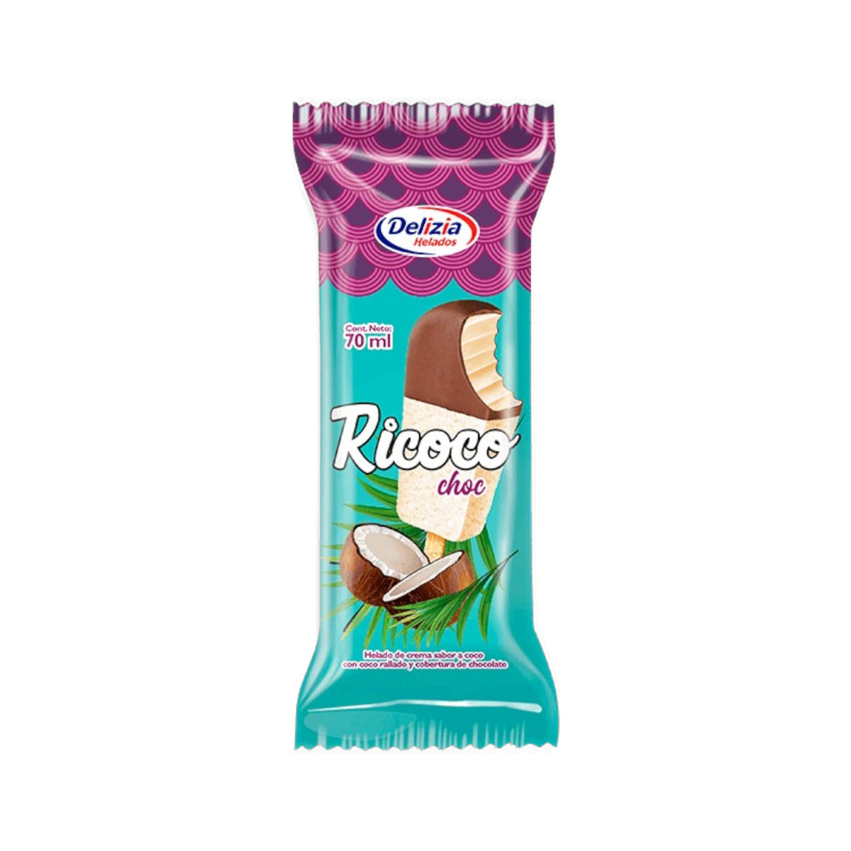 Ricoco Choc Helado Delizia X 70Ml Sabor Coco— Farmacorp