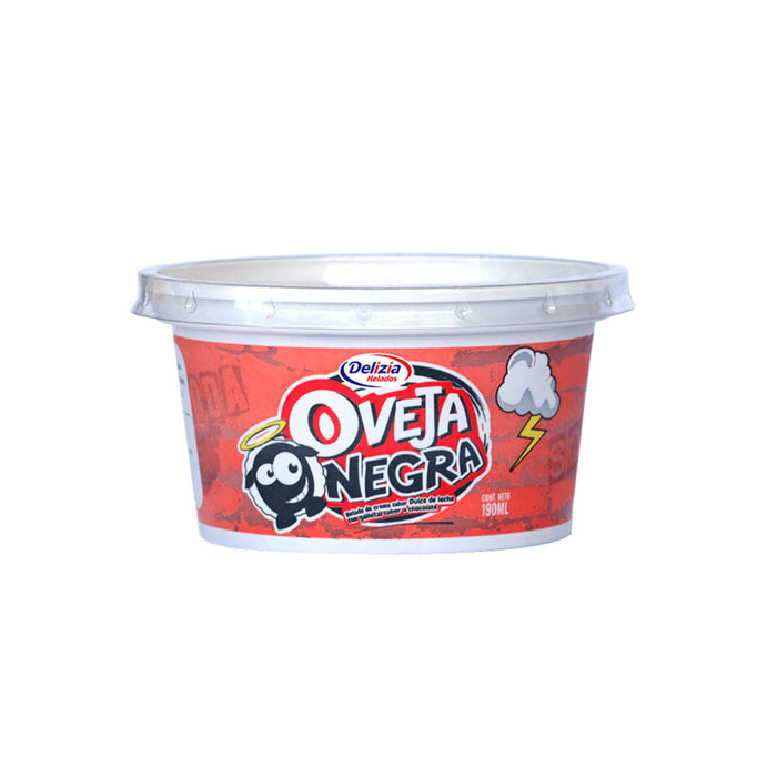 Helado Delizia Oveja Negra Dulce De Leche X 190Ml