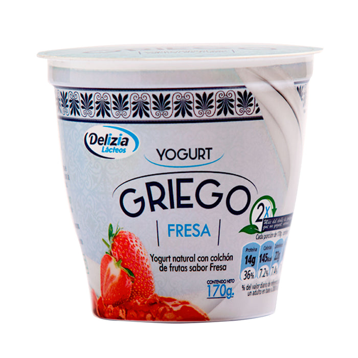 Delizia Griego Yogurt Fresa X 170Gr