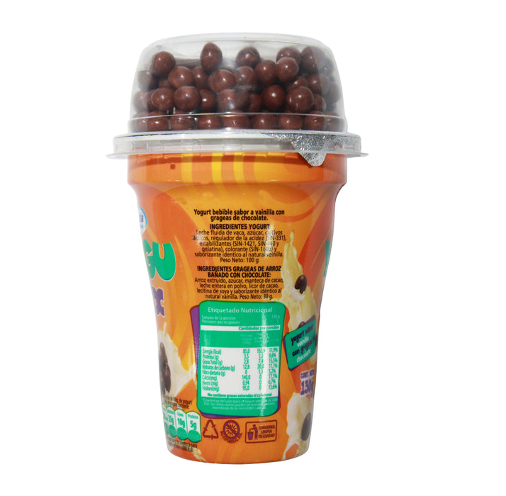 Yogur Delizia Yogu Mix C/Grageas De Chocolate X 130Gr