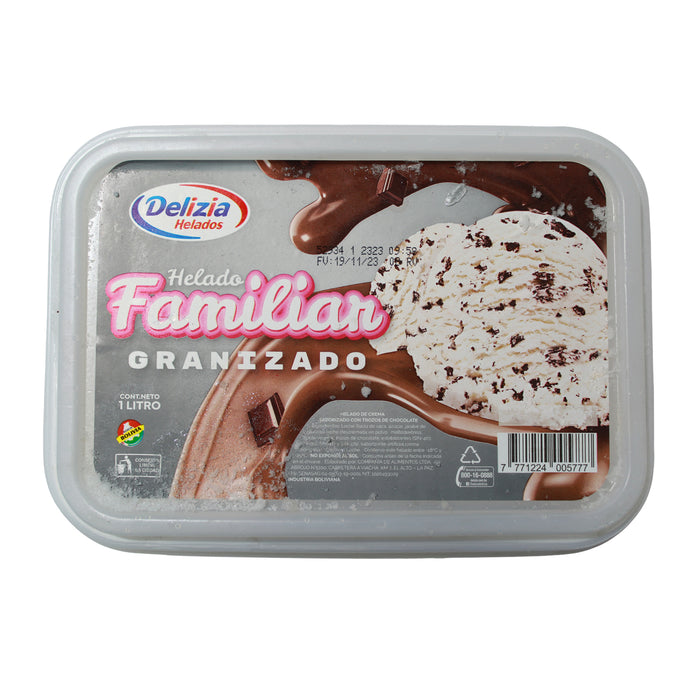 Delizia Helado Familiar Granizado X 1 L