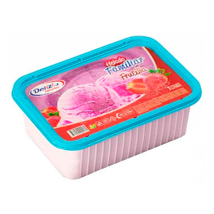 Delizia Helado Familiar Frutilla X 1 L