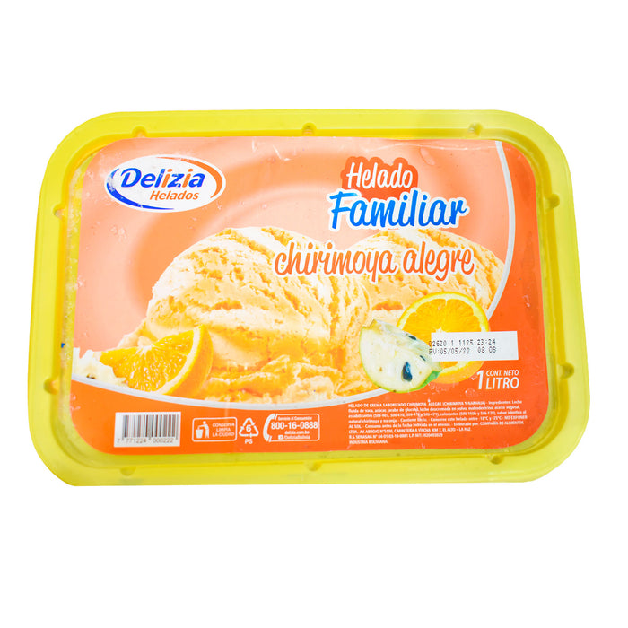 Delizia Helado Familiar Chirmoya Alegre X 1 L