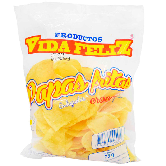 Vida Feliz Papas Fritas Pequena X 75G