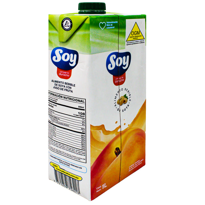Soy Bebida De Soya Sabor Durazno X 1 L