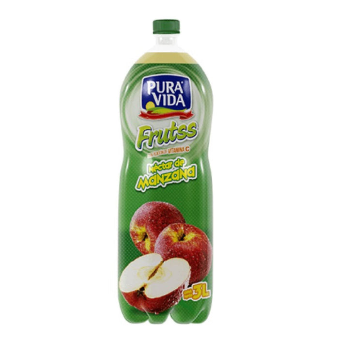 Néctar Pura Vida Manzana Con Adición De Vitamina C X 3Lt