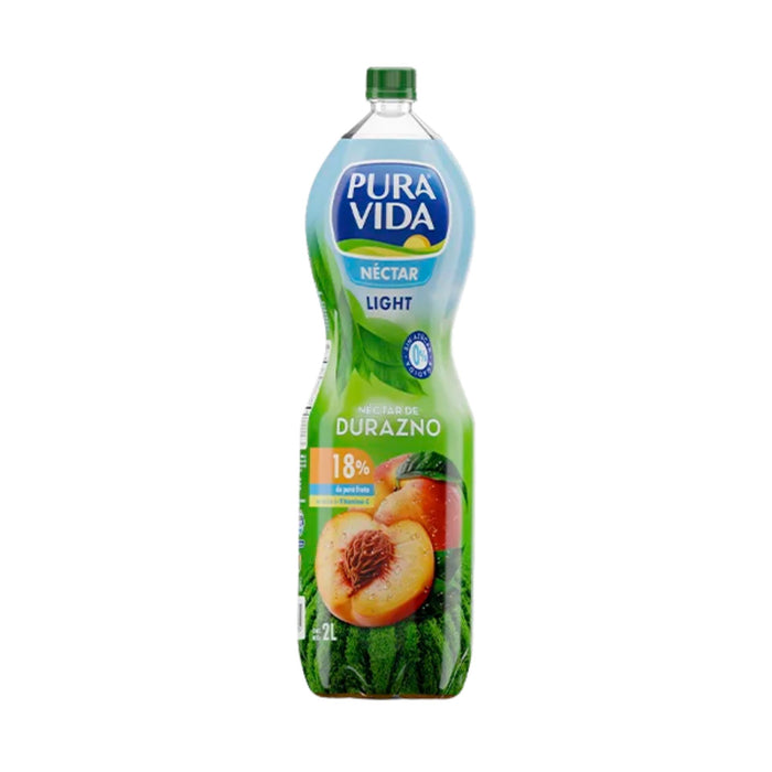 Néctar Pura Vida Light Sabor Durazno X 2L