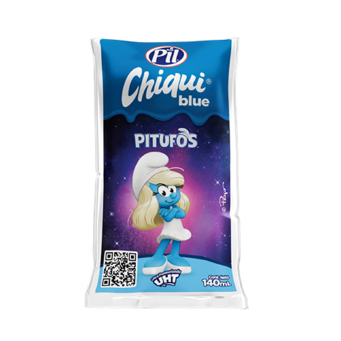 Leche Saborizada Pil Chiqui Blue Pitufos X 140Ml