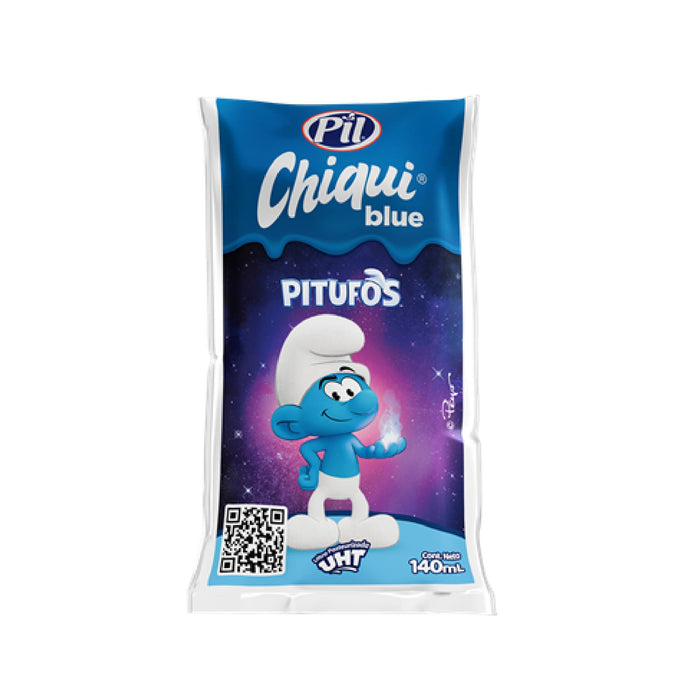 Leche Saborizada Pil Chiqui Blue Pitufos X 140Ml