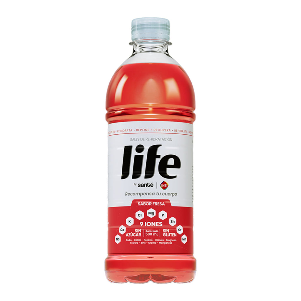Life Rehidratante Fresa 500ml— Farmacorp