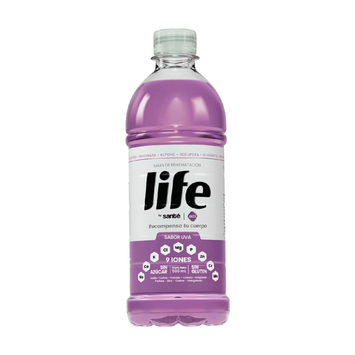 Rehidratante Life Sabor Uva X 500Ml