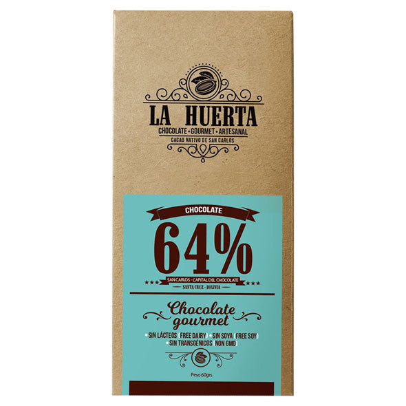 La Huerta Barra Chocolate Semi-Amargo 0.64 X 60G