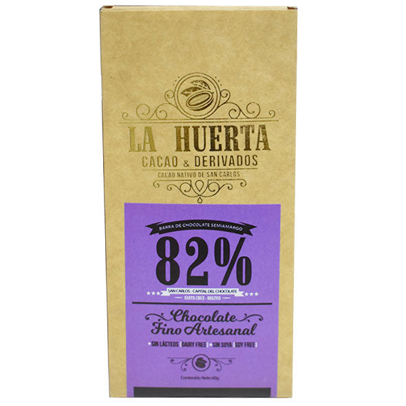 La Huerta Barra Chocolate Semi-Amargo 0.82 X 60G