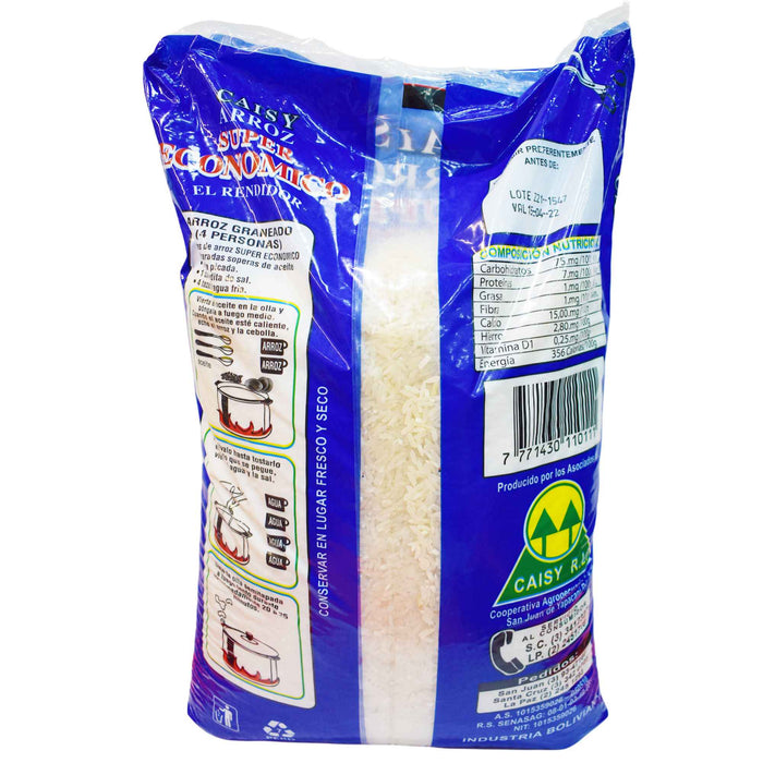 Arroz Caisy Super Económico El Rendidor X 5Kg