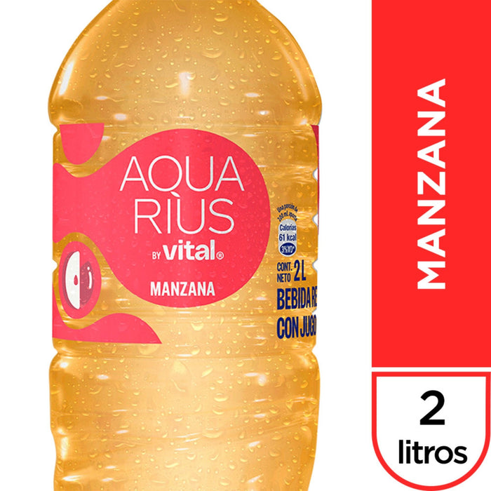 Aquarius Jugo Sabor Manzana X 2 L
