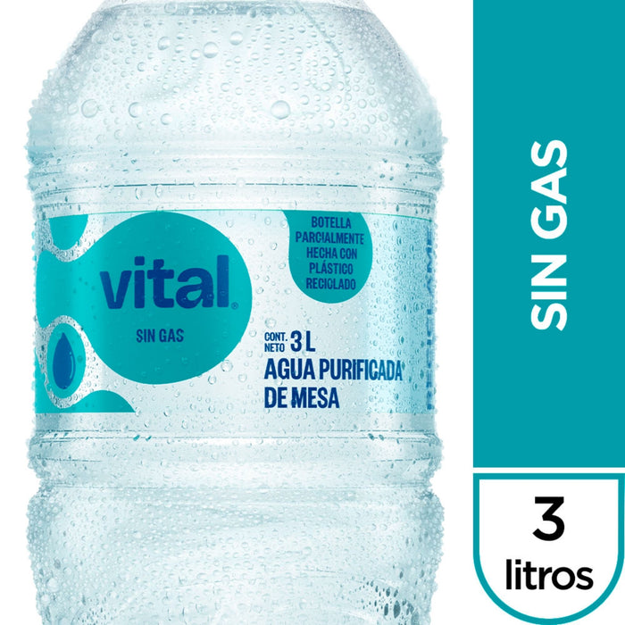 Agua Vital Sin Gas X 3 L