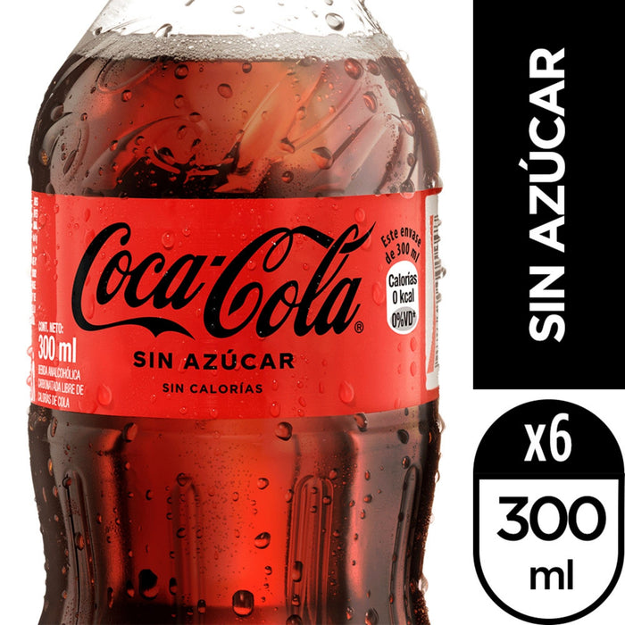 Coca-Cola Sin Azúcar Mini Pack Paga 5 Lleva 6