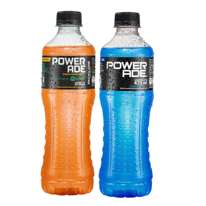 Pack Powerade Mora Azul / Citrus Passion 2 Botellas X 473Ml