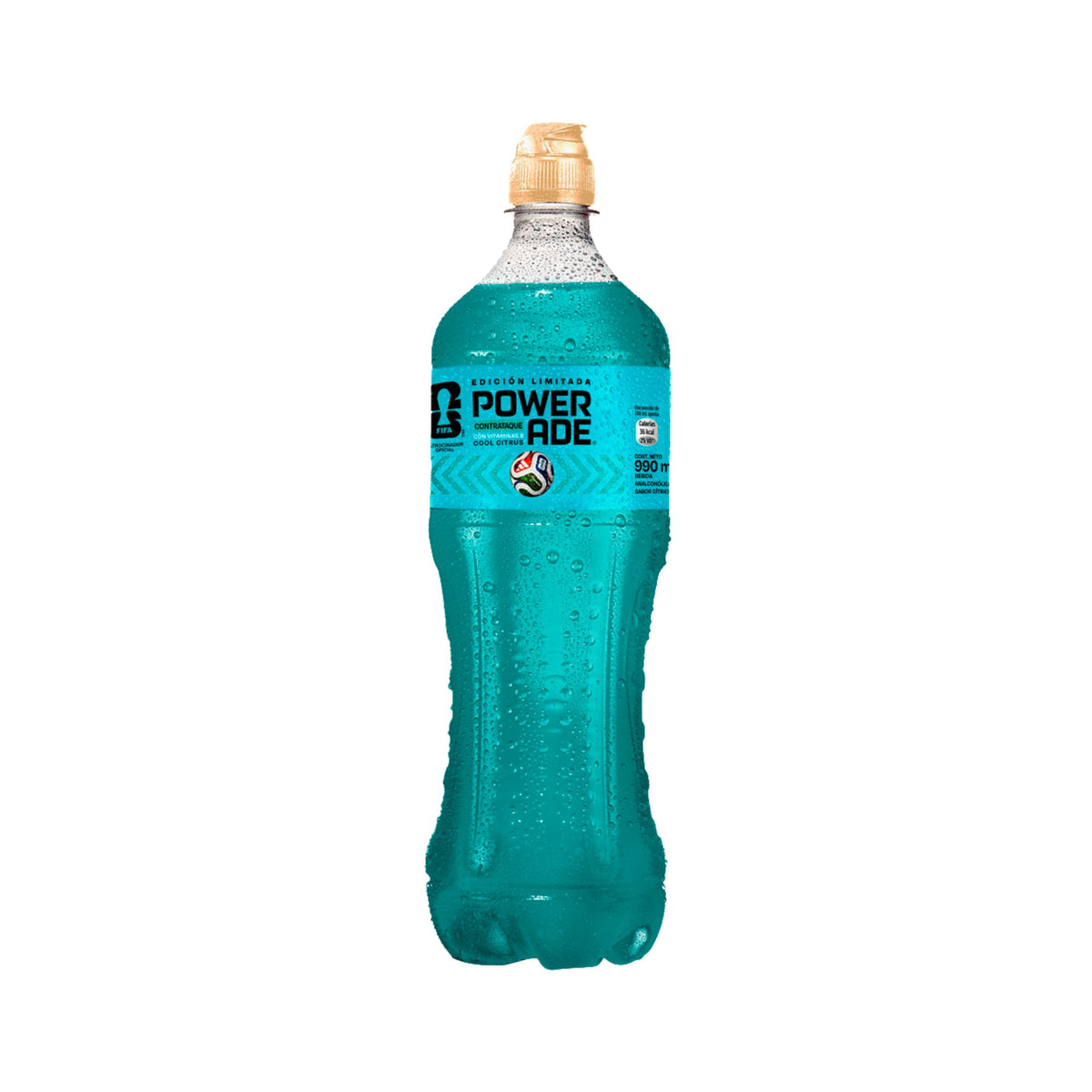 Powerade Mundial Cool Citrus X 990Ml— Farmacorp
