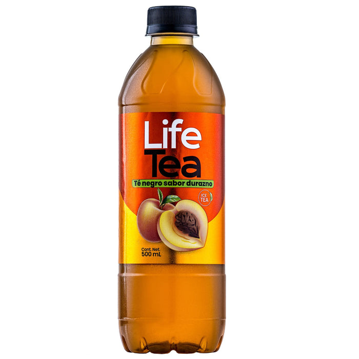 Té Life Tea Negro Durazno 500ml— Farmacorp