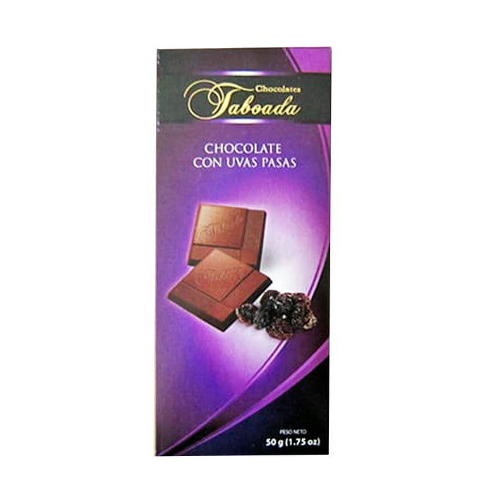 Taboada Tableta De Chocolate Con Uvas Pasas X 100G