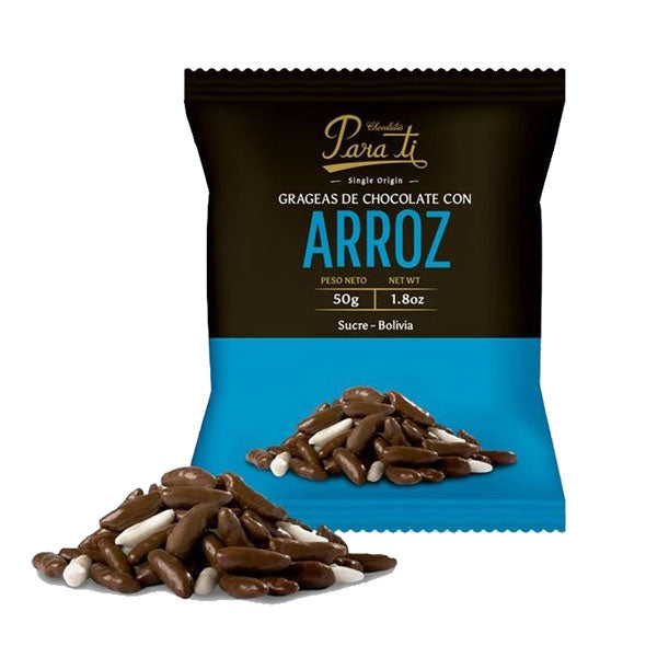 Taboada Chocolate X 50G Grageas De Arroz