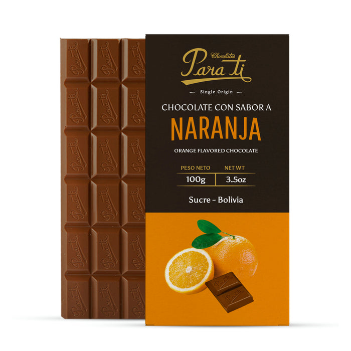 Chocolate Para Ti Sabor A Naranja X 100G