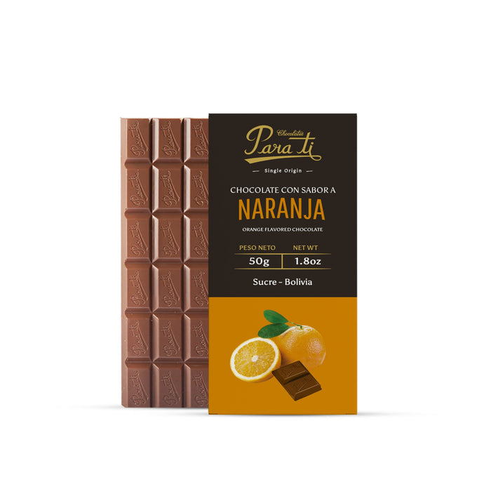 Chocolate Para Ti Sabor A Naranja X 50G