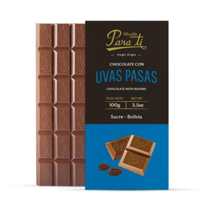 Chocolate Para Ti Con Uvas Pasas X 100G