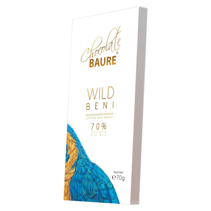 Chocolate Baure Wild Beni Oscuro Dark 70% Cacao X 70G