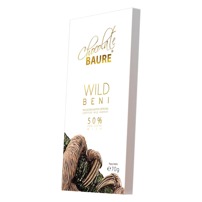Chocolate Baure Wild Beni Milk 50% Cacao X 70G