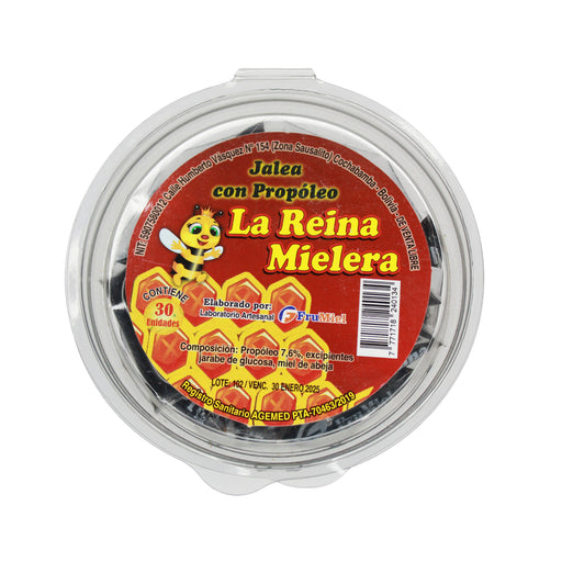 La Reina Mielera Jalea Con Propoleo Envase X 30 Sachet