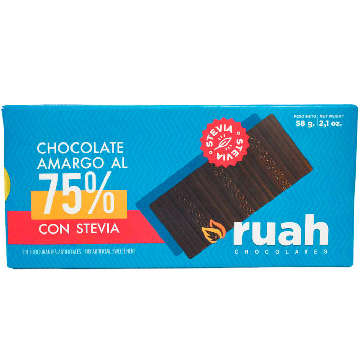 Ruat Chocolate Amargo Al 70 Con Stevia X 58G