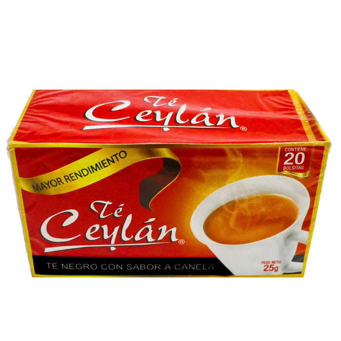 Te Ceylan Te Negro Sabor Canela X 20 Unidades