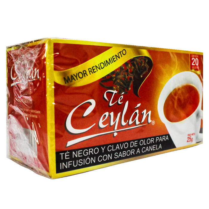 Te Ceylan Te Negro Y Clavo De Olor X 20 Unidades