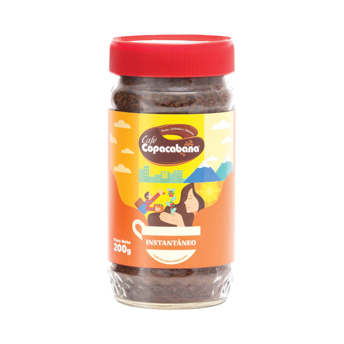 Café Instantáneo Copacabana Frasco X 200G