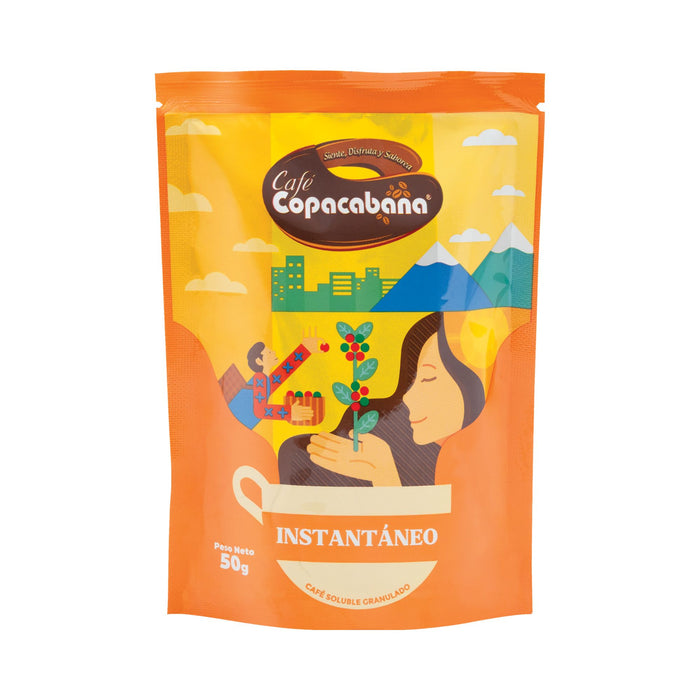 Café Instantáneo Copacabana Doypack X 50G