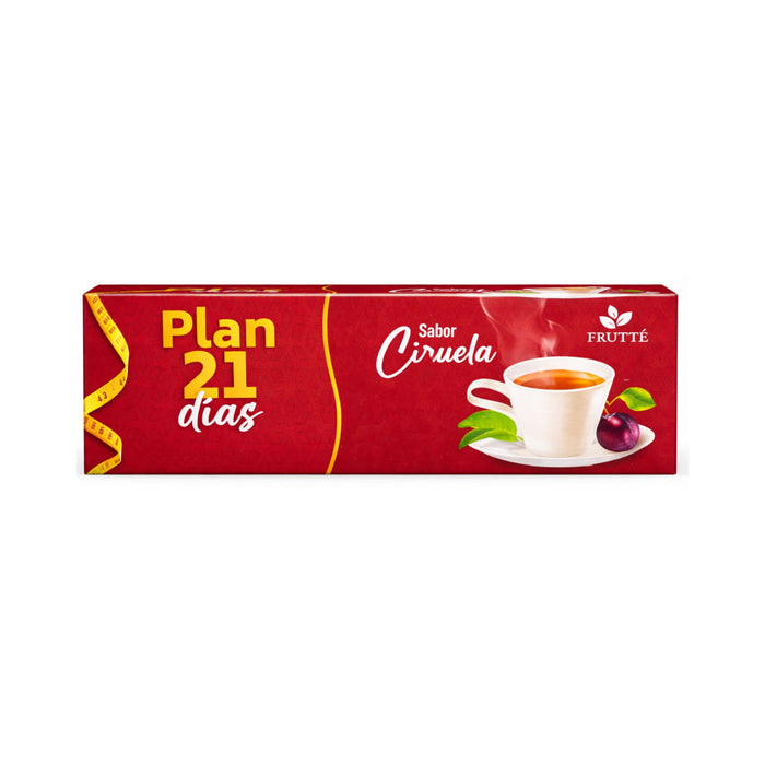 Infusión Frutte Plan 21 Días Ciruela X 42 Sobres