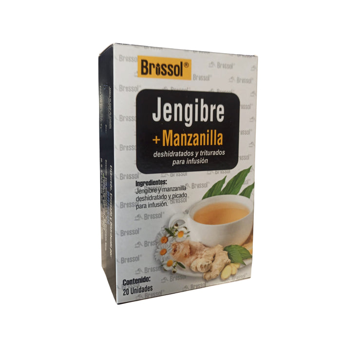 Infusión De Jengibre + Manzanilla Brissol X 20 Sobres