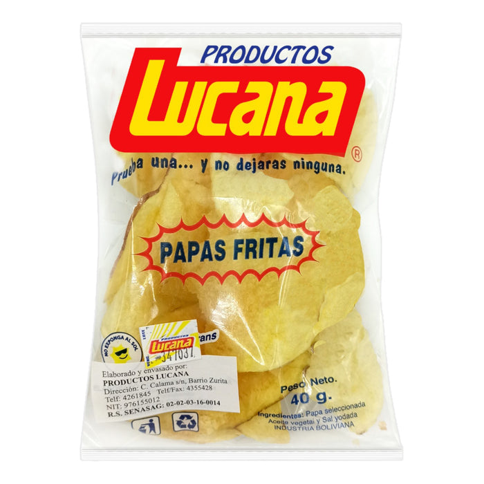 Papas Fritas Pequeña Lucana X 40Gr