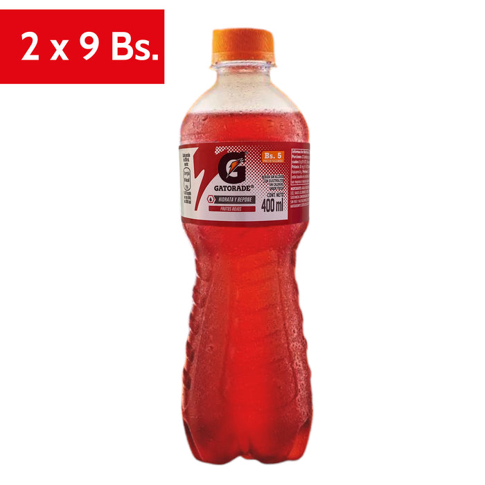 Bebida Rehidratante Gatorade Frutos Rojos X 400Ml