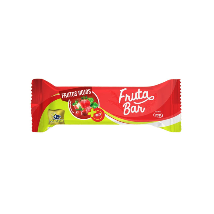 Barra De Cereal Princesa Frutabar Frutos Rojos X 20G