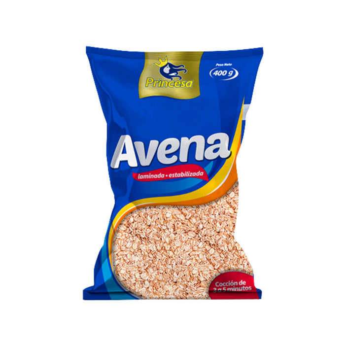 Avena Laminada Princesa Bolsa X 400G