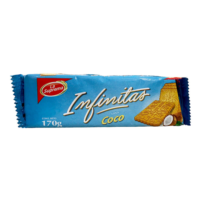Galletas La Suprema Infinitas Sabor Coco X 170G