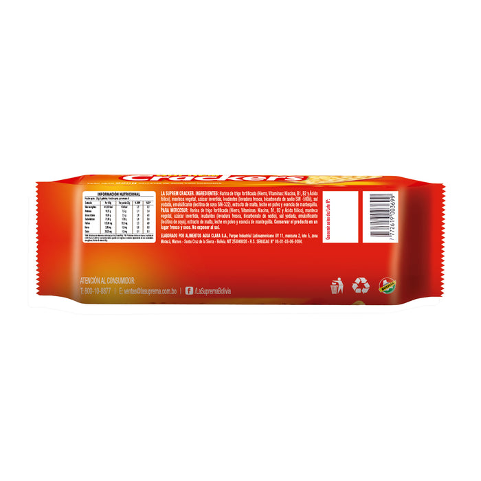 Galletas La Suprema Suprem Crackers X 220G